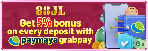 Get 5% bonus on every deposit with PayMaya GrabPay